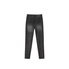 Women's Bleached High Waist Skinny Jeans