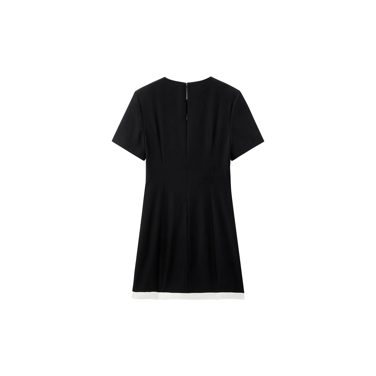 Women's Black Beaded Cropped Dress