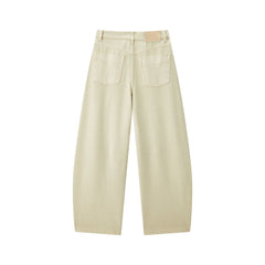 Women's High-Waist Oversized Barrel-Leg Pants