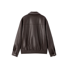 Women's Oversized Padded PU Jacket