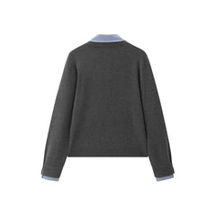 Women's Colorblock Layered-Look Knit Cardigan
