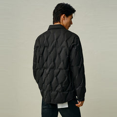 Men's Argyle Puffer Jacket