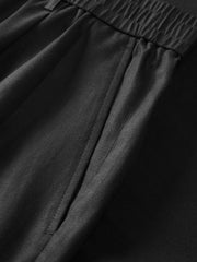 Men's Lyocell-Linen Blend Casual Shorts