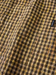 Men's plaid short-sleeve shirt