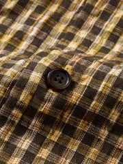 Men's plaid short-sleeve shirt