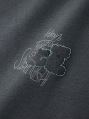 Men's cool-feel printed short-sleeve T-shirt