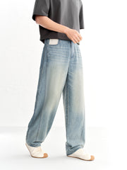 Men's casual loose jeans