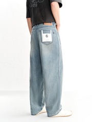 Men's casual loose jeans