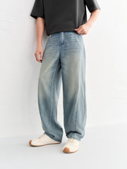 Men's casual loose jeans