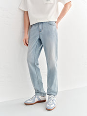 Men's casual slim-fit jeans