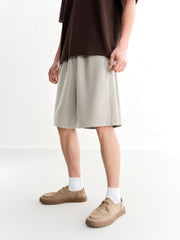 Men's Casual Textured Mid-Length Shorts