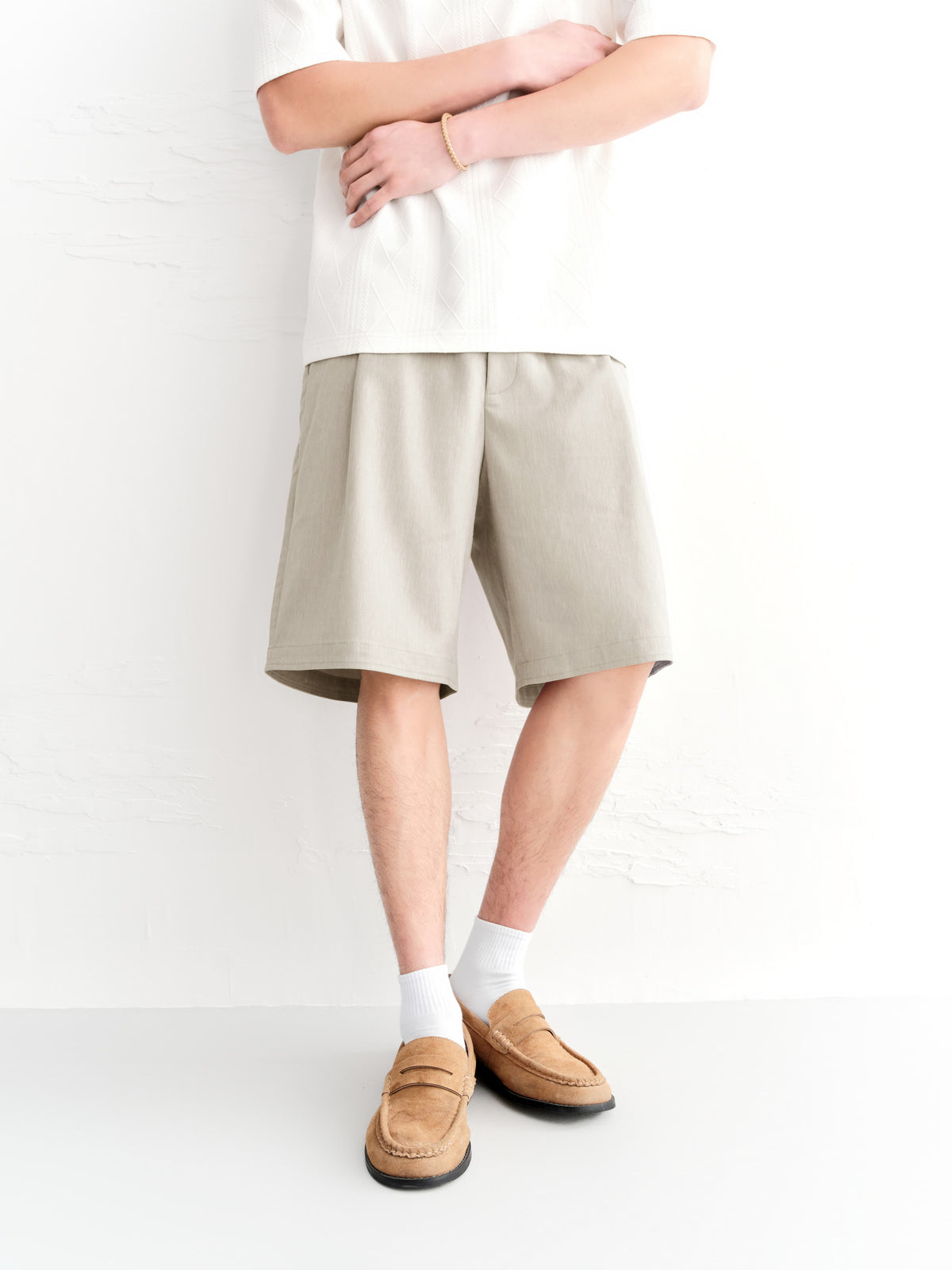 Men's Functional Straight-Cut Mid-Length Shorts