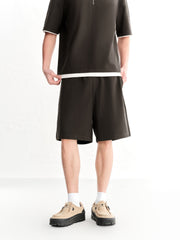 Men's Embroidered Five-Point Casual Pants