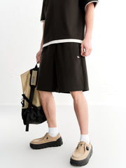 Men's Embroidered Five-Point Casual Pants