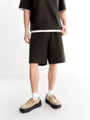 Men's Embroidered Five-Point Casual Pants