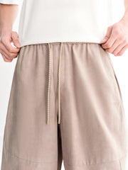 Men's Straight-Leg Lyocell Mid-Length Shorts