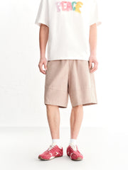 Men's Straight-Leg Lyocell Mid-Length Shorts
