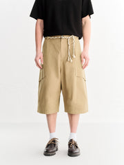 Men's Casual Loose Straight Mid-Length Pants