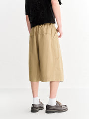 Men's Casual Loose Straight Mid-Length Pants