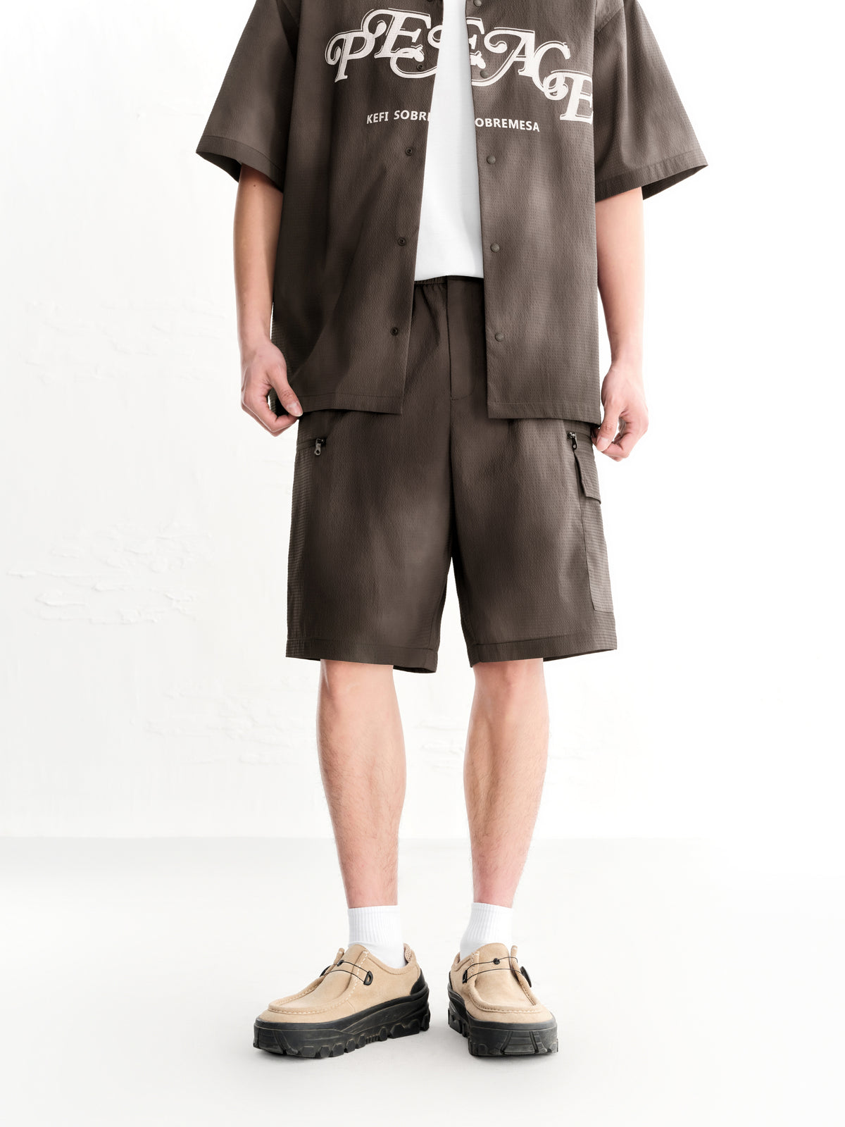 Men's Gradient Print Casual Shorts