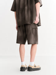 Men's Gradient Print Casual Shorts