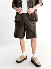 Men's Gradient Print Casual Shorts