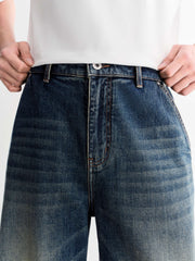 Men's Casual Loose Fit Straight Jeans