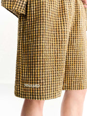 Men's Vacation Style Vintage Plaid Pants