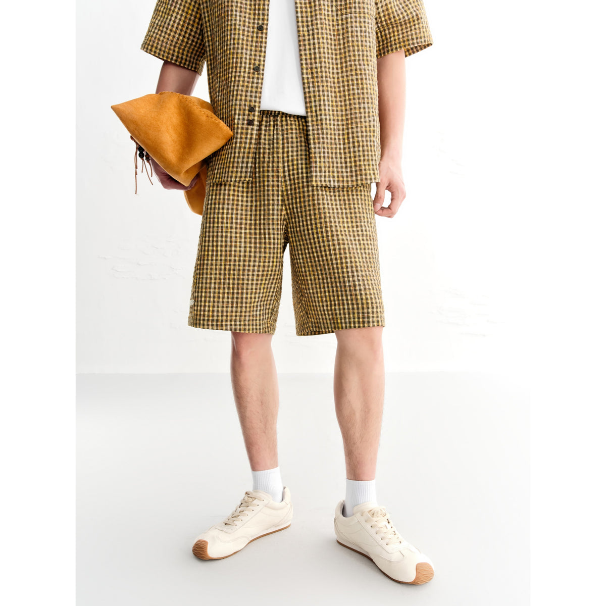 Men's Vacation Style Vintage Plaid Pants