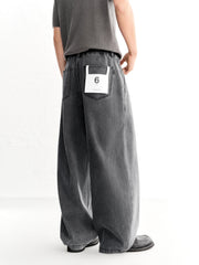 Men's casual vintage loose jeans