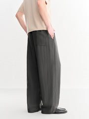 Men's casual straight-leg wide-leg pants