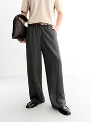 Men's casual straight-leg wide-leg pants