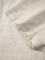 Men's Letter Jacquard Short-Sleeve Shirt