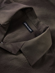 Men's Casual Color-Block Letter Short-Sleeve Shirt
