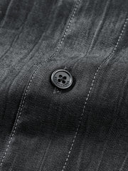 Men's casual loose-fitting denim-style shirt for outerwear