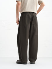 Men's Casual Loose-Fit Curved-Blade Pants