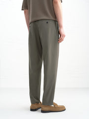 Men's Casual Solid Tapered Pants