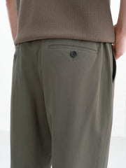 Men's Casual Solid Tapered Pants