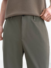 Men's Casual Solid Tapered Pants
