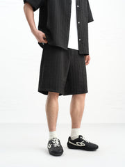 Men's Casual  Textured Knee-Length Shorts