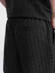 Men's Casual  Textured Knee-Length Shorts