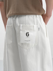 Men's casual loose parachute jeans