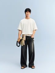 Men's Basic Embroidered T-Shirt