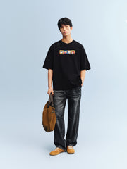 Men's Cotton Cartoon Print T-Shirt
