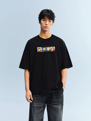 Men's Cotton Cartoon Print T-Shirt