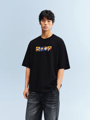Men's Cotton Cartoon Print T-Shirt