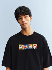 Men's Cotton Cartoon Print T-Shirt