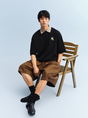 Men's Cotton T-Shirt with Back Print