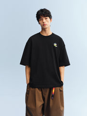Men's Cotton T-Shirt with Back Print