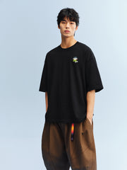 Men's Cotton T-Shirt with Back Print
